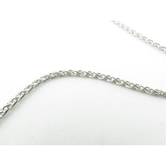 Vintage 18 Karat White Gold Pearl and Diamond Pendant Necklace #3152 - Picture 5 of 9